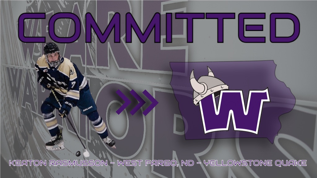 Waldorf D2 Hockey Signs Keaton Rasmusson