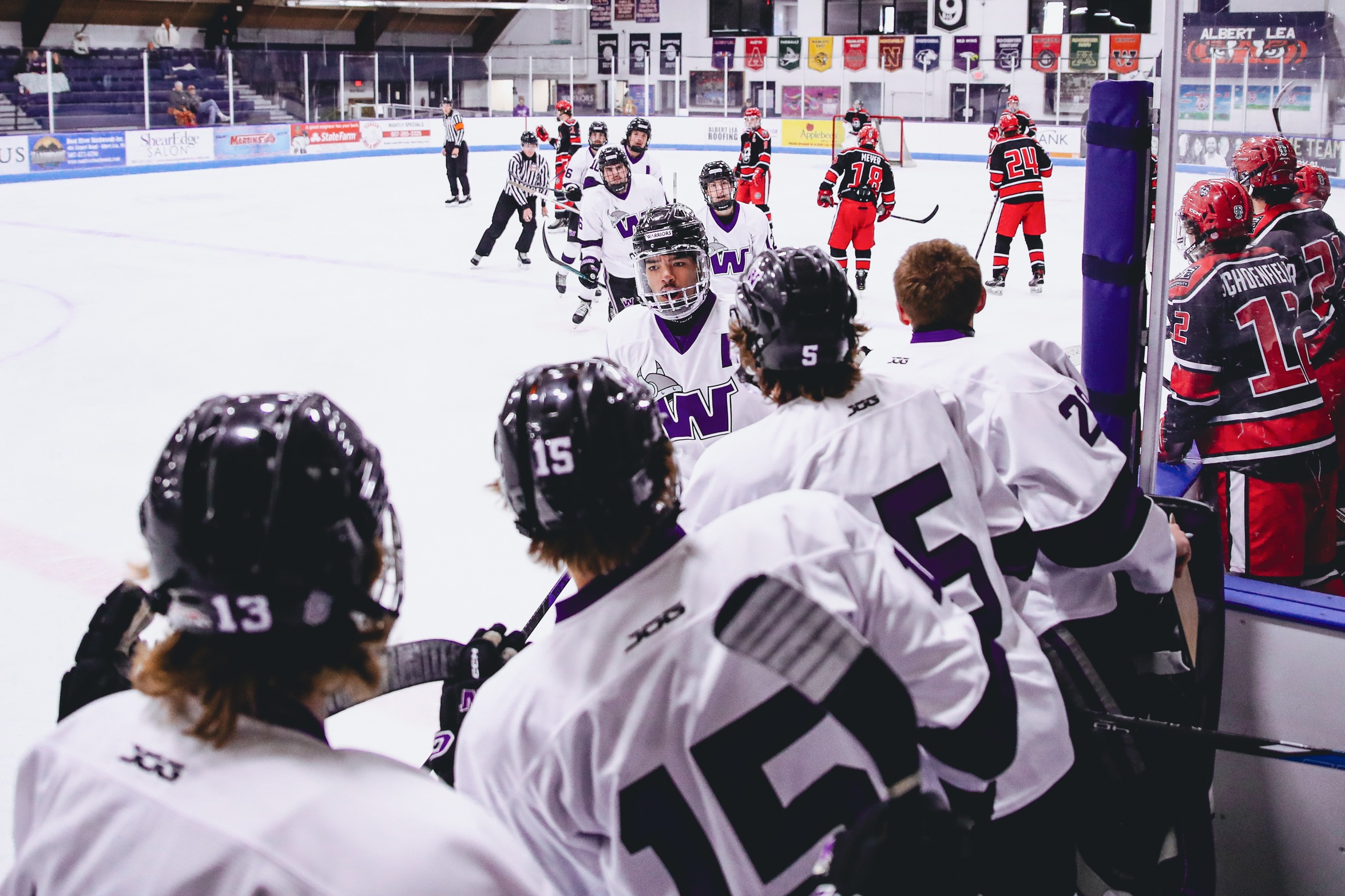 Waldorf University D2 Hockey Edged Out in Close Encounter Against Creighton
