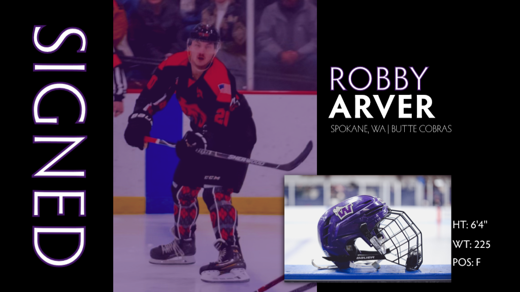Hockey Adds Arver to Growing '23-'24 Incoming Class