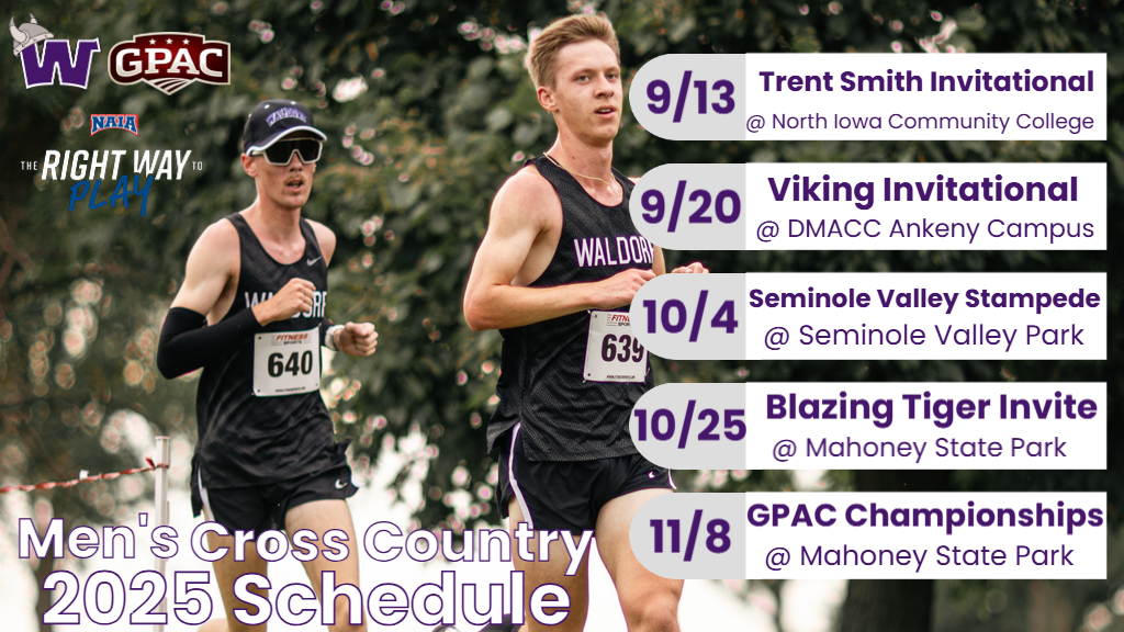 Waldorf University Men&rsquo;s Cross Country Announces 2025 Schedule