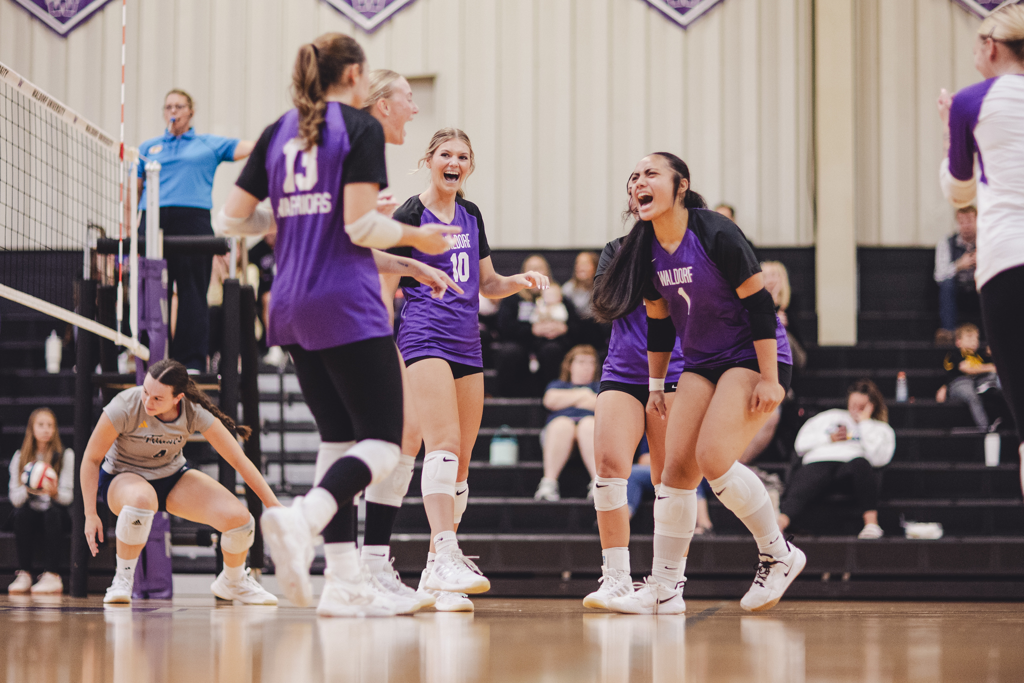 Waldorf Volleyball Starts Strong in a 3-1 Loss to Dordt