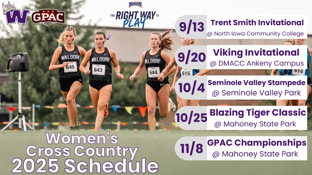 Waldorf University Women&rsquo;s Cross Country Announces 2025 Schedule